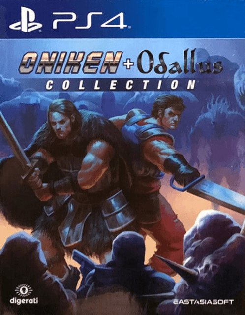 Oniken + Odallus Collection box art for Playstation 4